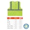 Ergodyne Hi-Vis Safety Vest, 100% recycled polyester, Lime, Size L/XL 8205HL-ECO - alternate 10